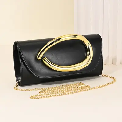 Cross-Border European and American Light Luxury Small Square Handbag for Women, Summer Niche Trendy Classic Versatile Chain Shoulder Crossbody Bag