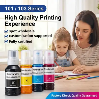 Suitable for Epson 002/003/004/101/103/104 Ink Customized for Eastern Europe/Middle East/Africa/Europe