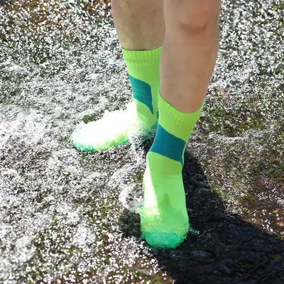 Water-Resistant Trail Socks for Men, Breathable, Waterproof, Sand-Proof, Wear-Resistant, Sports Outdoor Socks, Running and Hiking Socks, Sweat-Absorbing
