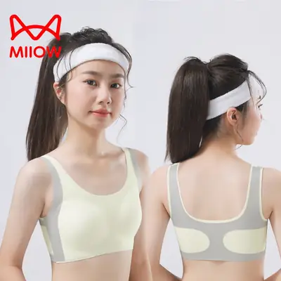 Cat Girl Puberty Development Underwear 13-Year-Old Female Student Junior High School and High School Bra Second Stage Sports Vest