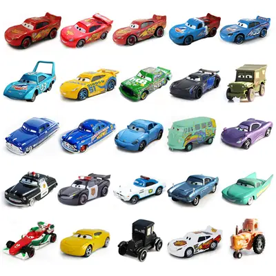 Cars: Lightning Mcqueen, Road Runner, and Sally Collectible Toy Cars from the Movie Cars