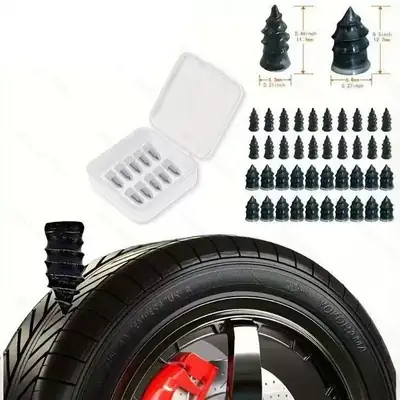 Electric Bike Tire Repair Tools with 12 Pcs Vacuum Nails
