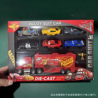 Cars 3 Lightning Mcqueen Alloy Car Children's Lightning Mcqueen Toy with Openable Trunk for Boys Gift