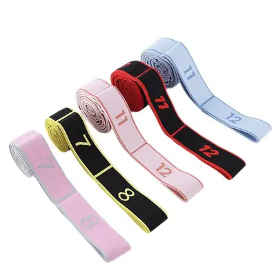 Children's Dance Resistance Bands with 8, 10, and 12 Segments, Yoga Resistance Bands, Exercise Bands, Pull Bands