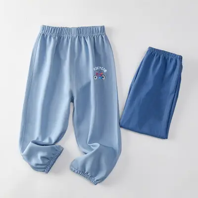 Summer Children's Denim Anti-Mosquito Pants Ultra-Thin Quick-Dry Jogger Pants Cross-Border Children's Clothing Wholesale Summer Style