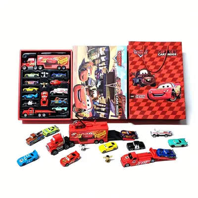 Cars 3 Lightning Mcqueen Children's Toy Sliding Alloy Car Black Storm 2 Mater Boy Gift