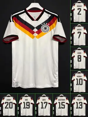 2627 Germany Home Player Version Fan Version Jersey Wirtz Musiala National Team Football Uniform with Printed Number