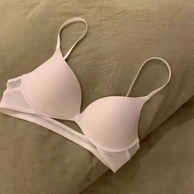 Youthful Nylon Front-Clasp Push-Up Bra, Seamless, for Small Busts, No Empty Cups, Deep Backless, Beautiful Back, Summer Bra