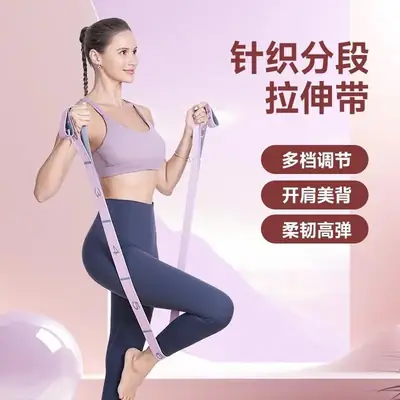 Digital Segmented Yoga Resistance Bands, Resistance Bands for Strength Training, Fitness Back Exercises, Pilates, Dance, and Body Shaping