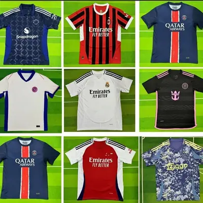 Madrid Jersey Paris Barcelona Chelsea Portugal Dortmund Inter Milan Arsenal Atletico Madrid Ac Football Jersey