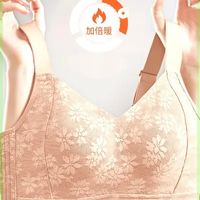 Qianami Underwear Flagship Store: Wireless, Lightweight, Breathable, Minimizer Bra for Large Busts, Seamless, Adjustable, Full Cup, Others
