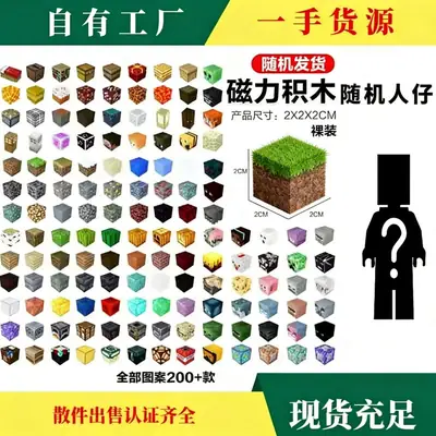 Wholesale 2cm Magnetic Cube Pieces, My Magnetic World Figures, Children's Educational Assembly Toys