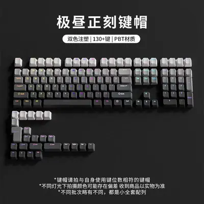 New Style Micro-Dust Translucent Keycaps with Pbt Personalized Gradient Craftsmanship, Compatible with Cross-Axis Mechanical Keyboards