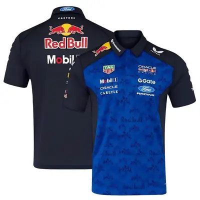 2026 New F1 Racing Polo Shirt Motorcycle Clothing Mountain Breathable Quick-Drying Round Neck Short-Sleeved Polo Off-Road Shirt