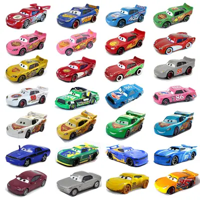 Cars: Lightning Mcqueen and Road Runner New Alloy Toy Car Models for Children - Collectible Sliding Vehicles