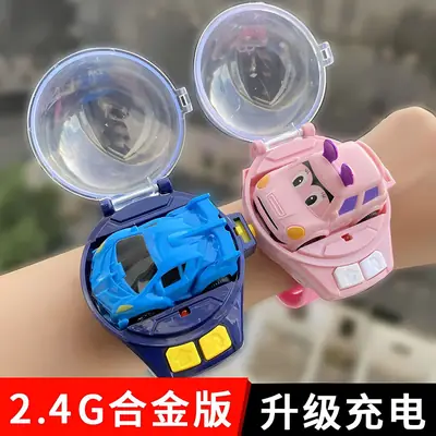 [Clearance Sale] Children's Trendy Toy Watch Remote Control Car Electric Mini Car Children's Toy Car