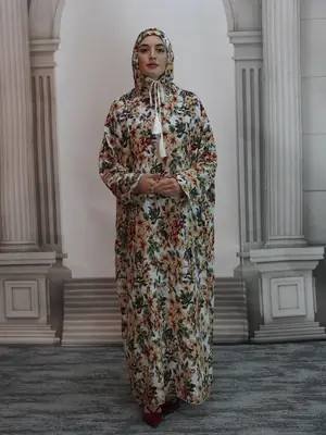 Plus-Size Traditional Loose and Comfortable Lace Hat for Somali Women, Prayer Fashion Print, Extra Large Size, 2024 New Model