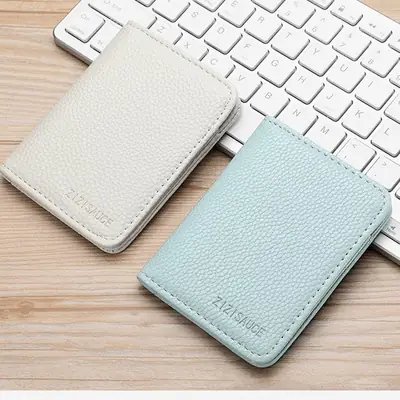 Litchi Pattern Wallet Men's Short Style 2026 New Thin Coin Purse Card Holder Simple Multifunctional Wallet Wholesale