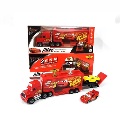 Cars 3 Lightning Mcqueen Children's Toy Sliding Alloy Car Black Storm 2 Mater Boy Gift