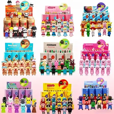 Cross-Border Halloween Ghost Mountain and Sea Classic Harry Potter Kt Cat Doraemon Cat Figurine Mobile Phone Decoration in Stock