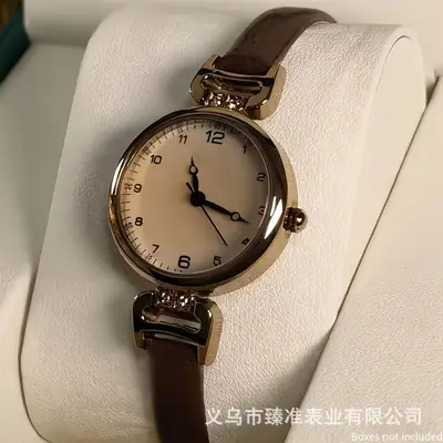Cross-Border Exclusive Supply of Rose Gold Diamond-Encrusted Thin Strap Women's Watch, Simple Digital Dial Quartz Watch, Cross-Border Dropshipping