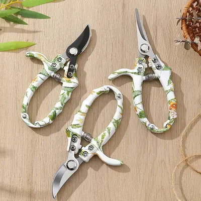 Pruning Shears Sk5 Garden Branch Fruit Picking Scissors Household Labor-Saving Gardening Pruning Shears for Flowers and Branches Grape Vegetable Fruit Shears