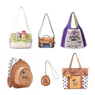 Disney Genuine Toy Story 5 Buzz Lightyear and Jessie Plush Toy Crossbody Woody Backpack Doll