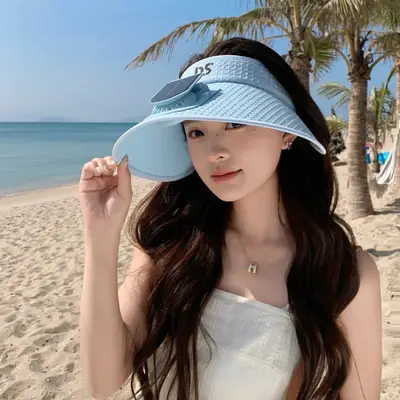 Solar-Powered Fan Hat with Fan, Sun Hat for Women, Uv Protection, Sun Protection Visor Hat, Face-Covering Sun Hat