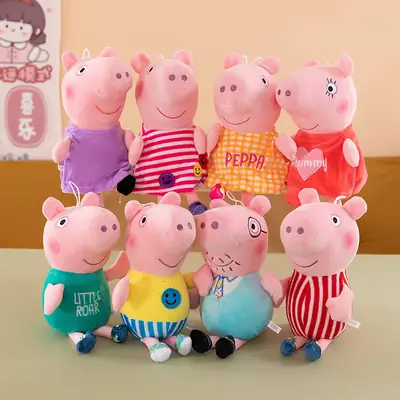 Peppa Pig Plush Toy Cross-Border Foreign Trade Peppa Pig Doll Pillow Comfort Pig Doll Gift for Children
