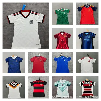 New 2026 World Cup National Team Football Jersey Thai Version Women's Argentina Mexico Germany Short-Sleeved Jersey