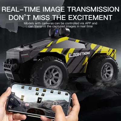 Cross-Border Hot-Selling 2.4g Remote Control Car with Aerial Photography, 1:28 Scale, App-Controlled High-Speed Drifting Off-Road Toy Climbing Car