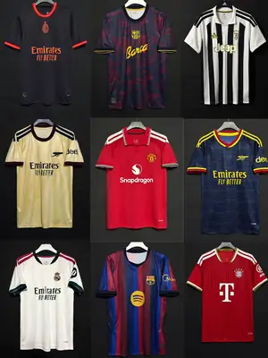 Cross-Border 2627 Club Football Jerseys Bayern Real Madrid Manchester United Arsenal Barcelona Manchester City Liverpool Juventus Jerseys