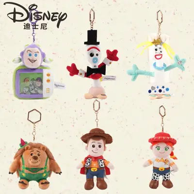 Authentic Disney Toy Story 5 Plush Pendant Woody Doll Keychain Buzz Lightyear Ornament