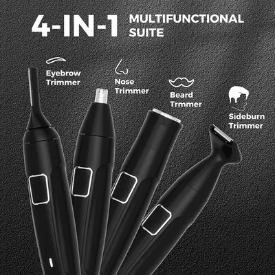2026 New Model 4-in-1 Multifunctional Men's Hair Trimmer Set, Men's Electric Shaver, Same Model for International Markets