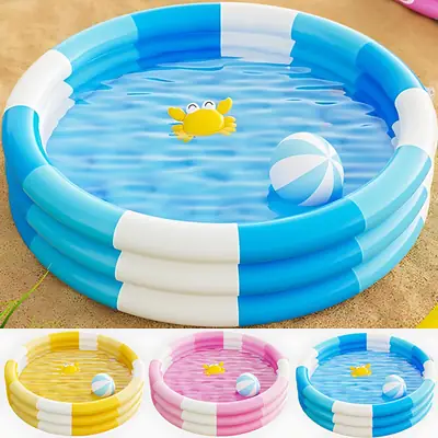 Children's Inflatable Swimming Pool for Home Use, Baby and Family Folding Swimming Tub, Kids Outdoor Water Play Fishing Pool