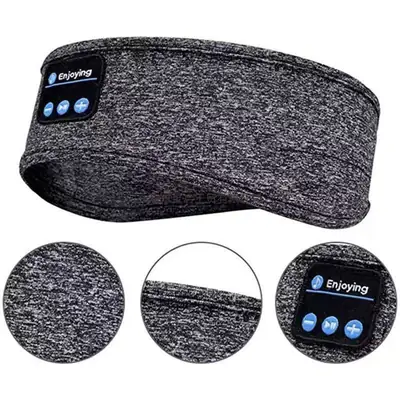 New Bluetooth Sports Headband, Yoga Headscarf, Sleep Bluetooth Headset, Eye Mask, Dual-Use Outdoor Fitness and Call Headset