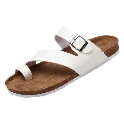 Couple Cork Slippers Men's Summer Flip-Flops Beach Sandals Korean Style Trendy Sandals Casual Flip-Flops