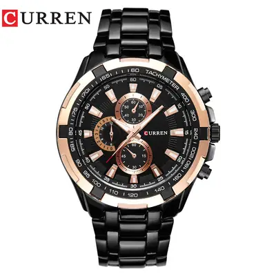 Curren/Carrien 8023 Men's Business Style Quartz Watch Waterproof Round Foreign Trade Men's Watch