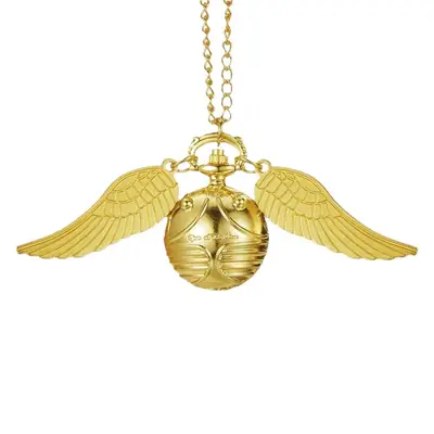 Harry Potter snitch pocket watch necklace Harry Potter multi-color retro pocket watch new in stock foreign trade