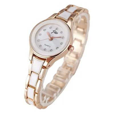 New Imitation Ceramic Fashion Watch, Women's Rhinestone Fashion Watch, Waterproof for Daily Life, Student Wholesale Quartz Watch