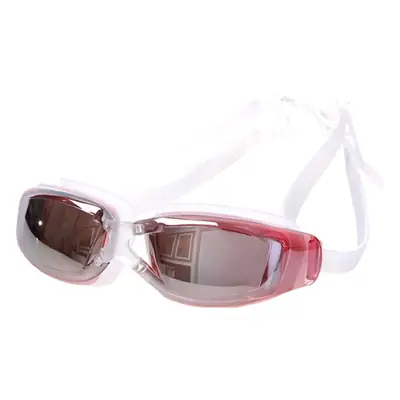 Genuine Flying Goggles Men's and Women's Large Frame Electroplated Myopia Swimming Glasses Flat Light Swimming Glasses Waterproof Anti-fog HD