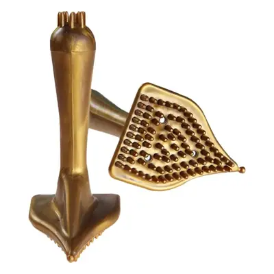 Golden Magnetic Meridian Beauty Brush for Body Tendon Massage