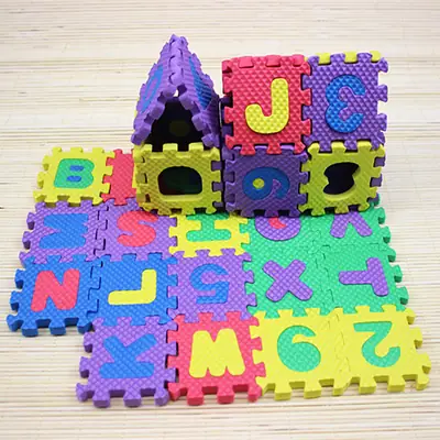 Alphanumeric Foam Puzzle Toy for Kids 36"