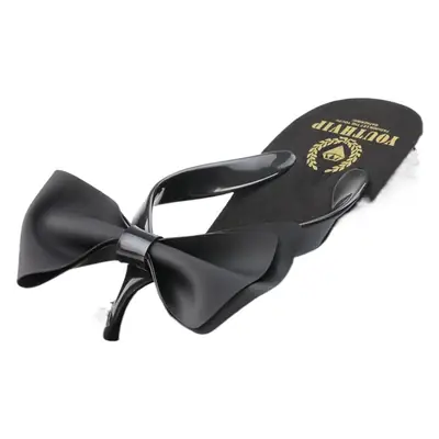 Pink Bow High Heel Wedge Sandals for Women