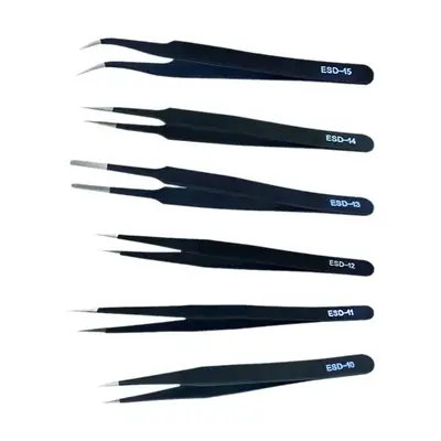 HRC40 Precision Eyelash Curler with Anti-Static Stainless Steel Tweezers
