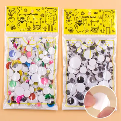 Animal Eye Adhesive Toy Eyes for Kids DIY Activity