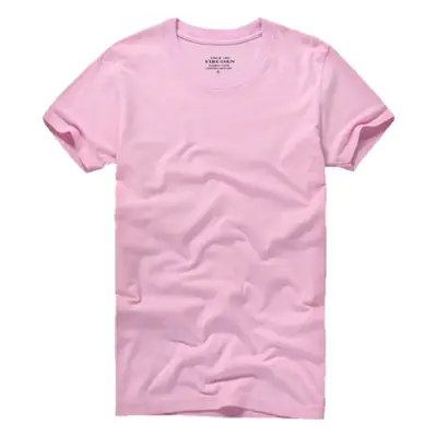 Men's Grey Cotton T-Shirt Slim Fit Casual Wash