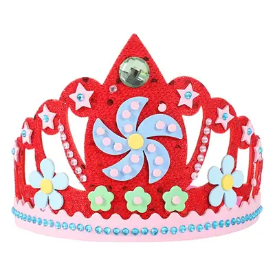 Blue Handwoven Crown Toy for Kids 15x18cm