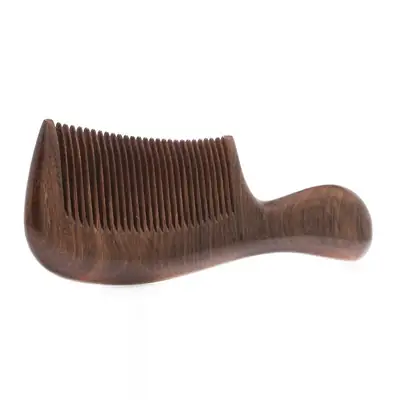 Golden Sandalwood Fine Tooth Massage Comb
