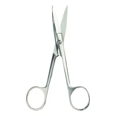 Stainless Steel Double Eyelid Stickers Scissors 14cm